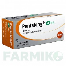 ПЕНТАЛОНГ (PENTALONG) 50 мг таблетки 100 шт - Пентаеритритилу тетранітрат PUREN PHARMA