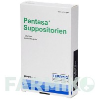 ПЕНТАСА (PENTASA) 1000 мг супозиторії 10 шт - Месалазин EMRA-MED