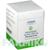 ПЕНТАСА (PENTASA) 1000 мг гранули 50 шт - Месалазин FERRING