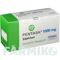 ПЕНТАСА (PENTASA) 1000 мг супозиторії 90 шт - Месалазин FERRING