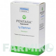 ПЕНТАСА (PENTASA) 1000 мг супозиторії 30 шт - Месалазин KOHLPHARMA