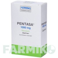 ПЕНТАСА (PENTASA) 1000 мг супозиторії 30 шт - Месалазин ORIFARM