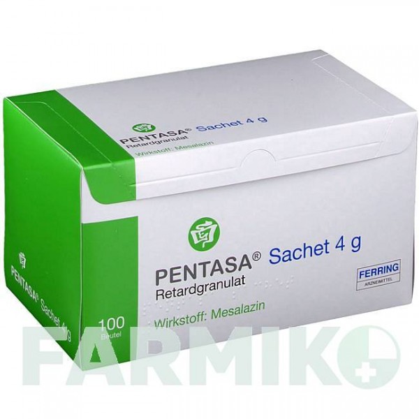 ПЕНТАСА (PENTASA) 4 г гранулы 100 шт - Месалазин FERRING