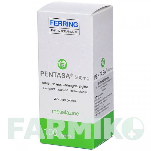 ПЕНТАСА (PENTASA) 500 мг таблетки 100 шт - Месалазин KOHLPHARMA