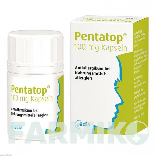 ПЕНТАТОП (PENTATOP) 100 мг капсулы 50 шт - Кромоглициевая кислота PADIA
