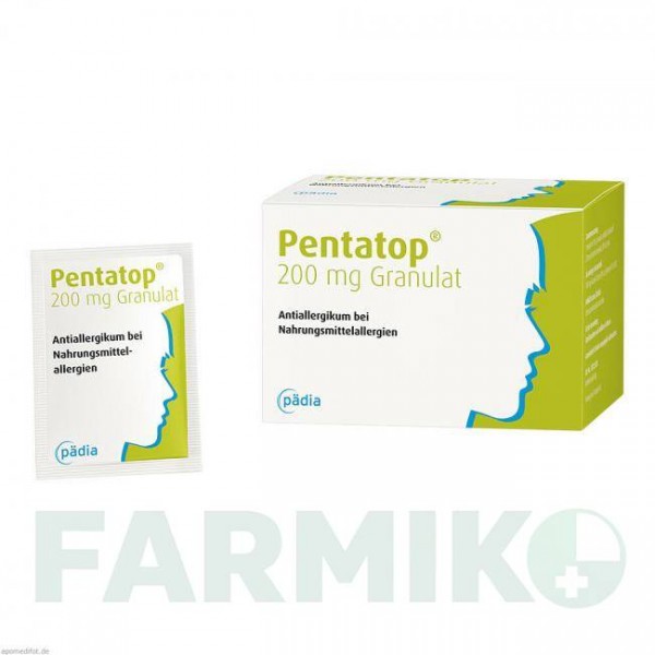 ПЕНТАТОП (PENTATOP) 200 мг гранулы 50 шт - Кромоглициевая кислота PADIA