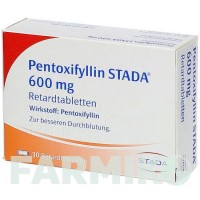 ПЕНТОКСИФІЛІН (PENTOXIFYLLIN) 600 мг таблетки 30 шт - Пентоксифілін STADAPHARM