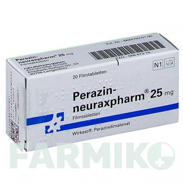 ПЕРАЗИН (PERAZIN) 25 мг таблетки 20 шт - Перазин NEURAXPHARM