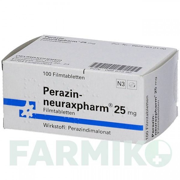 ПЕРАЗИН (PERAZIN) 25 мг таблетки 100 шт - Перазин NEURAXPHARM