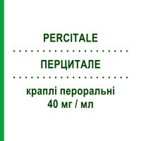 ПЕРЦИТАЛЕ (PERCITALE) 40 мг/мл капли оральные 15 мл - Циталопрам PIAM FARMACEUTICI
