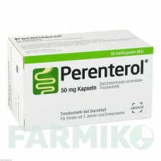 ПЕРЕНТЕРОЛ (PERENTEROL) 50 мг капсулы 50 шт - Saccharomyces boulardii MEDICE PUTTER