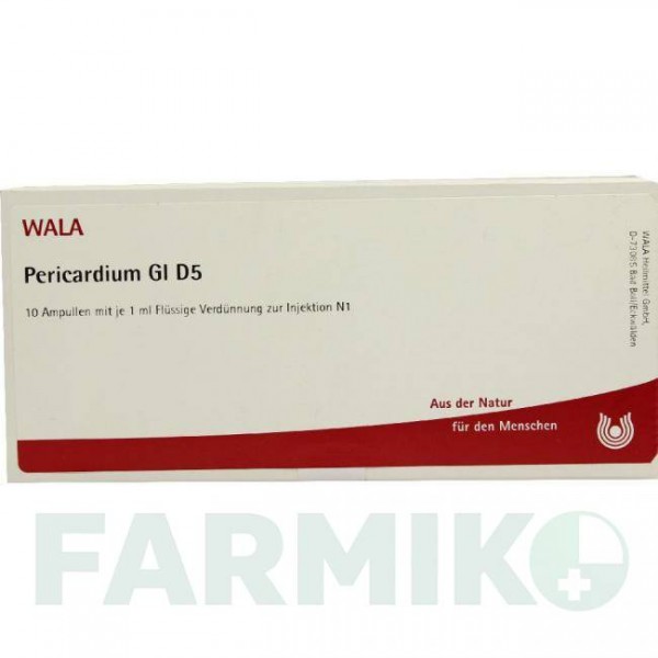 ПЕРИКАРДИУМ (PERICARDIUM) D 5 ампулы 10x1 мл - Гомеопатия WALA HEILMITTEL