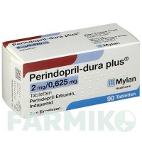 ПЕРИНДОПРИЛ (PERINDOPRIL) 2 мг/0,625 мг таблетки 90 шт - Периндоприл, Индапамид VIATRIS