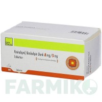 ПЕРИНДОПРИЛ (PERINDOPRIL) 8 мг/5 мг таблетки 100 шт - Периндоприл, Амлодипін DENK PHARMA