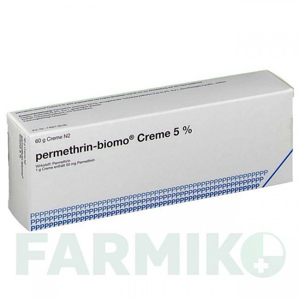 ПЕРМЕТРИН (PERMETHRIN) 5% крем 60 г - Перметрин BIOMO PHARMA
