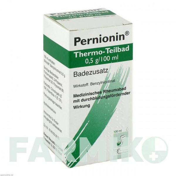 ПЕРНИОНИН (PERNIONIN) раствор 100 мл - Бензил никотинат HERMES
