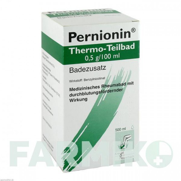 ПЕРНИОНИН (PERNIONIN) раствор 500 мл - Бензил никотинат HERMES