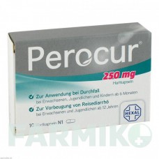 ПЕРОКУР (PEROCUR) 250 мг капсулы 10 шт - Saccharomyces boulardii HEXAL