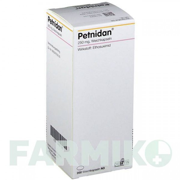ПЕТНИДАН (PETNIDAN) капсулы 200 шт - Этосуксимид DESITIN