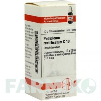 ПЕТРОЛЕУМ РЕКТИФІКАТУМ (PETROLEUM RECTIFICATUM) C 10 глобули 10 г - Гомеопатія DHU
