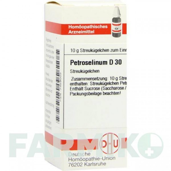 ПЕТРОСЕЛИНУМ (PETROSELINUM) D 30 глобули 10 г - Гомеопатия DHU
