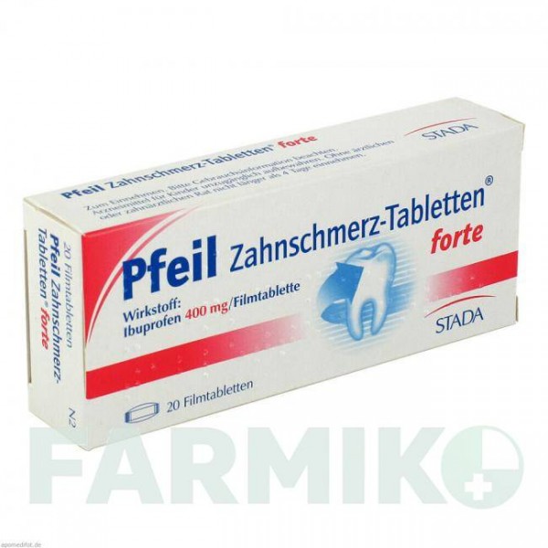ПФЕЙЛ (PFEIL) таблетки 20 шт - Ибупрофен STADA