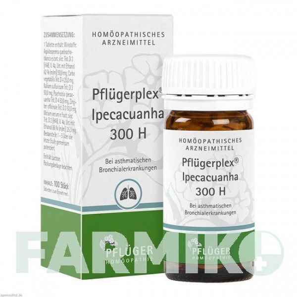 ФЛЮГЕРПЛЕКС (PFLUGERPLEX) таблетки 100 шт - Гомеопатия HOMOOPATHISCHES ALEXANDER PFLUGER