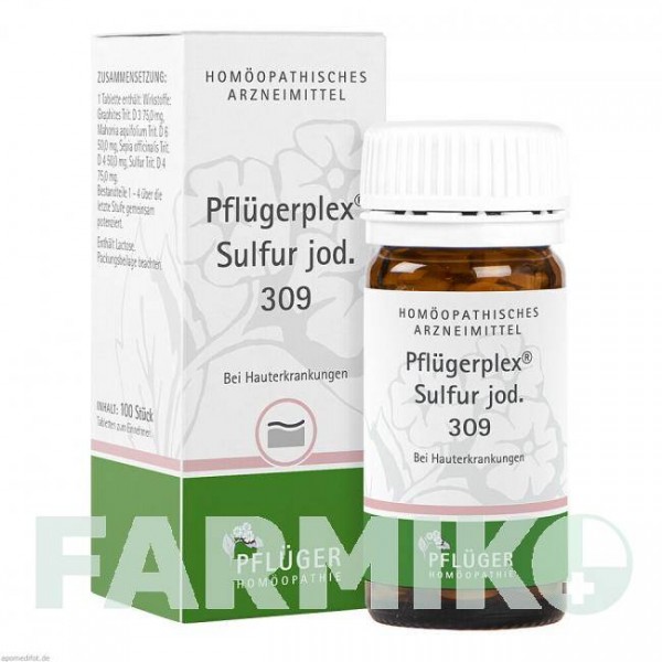 ФЛЮГЕРПЛЕКС (PFLUGERPLEX) таблетки 100 шт - Гомеопатия HOMOOPATHISCHES ALEXANDER PFLUGER