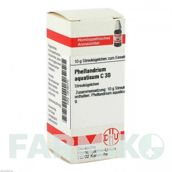 ФЕЛЛАНДРИУМ АКВАТИКУМ (PHELLANDRIUM AQUATICUM) C 30 глобули 10 г - Гомеопатия DHU
