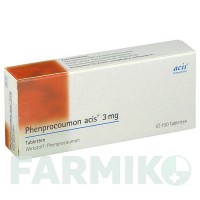 ФЕНПРОКУМОН (PHENPROCOUMON) 3 мг таблетки 100 шт - Фенпрокумон ACIS