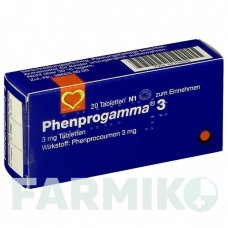 ФЕНПРОГАММА (PHENPROGAMMA) 3 таблетки 20 шт - Фенпрокумон AAA - PHARMA