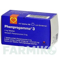 ФЕНПРОГАММА (PHENPROGAMMA) 3 таблетки 100 шт - Фенпрокумон AAA - PHARMA
