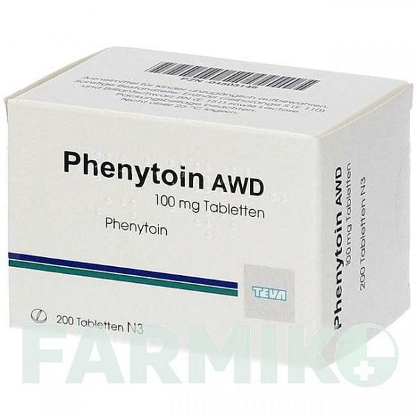 ФЕНИТОИН АВД (PHENYTOIN AWD) таблетки 200 шт - Фенитоин TEVA