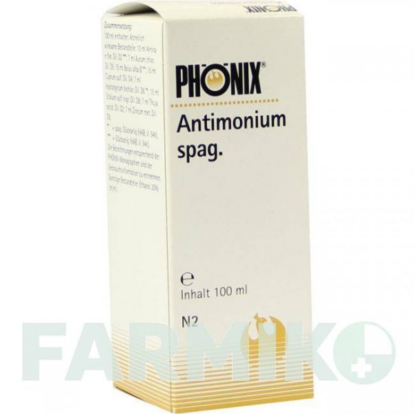 ФЕНИКС АНТИМОНИУМ (PHoNIX ANTIMONIUM) смесь 100 мл - Гомеопатия PHONIX LABORATORIUM