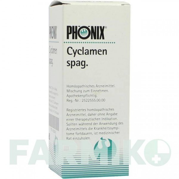 ФЕНІКС ЦИКЛАМЕН (PHoNIX CYCLAMEN) суміш 100 мл - Гомеопатія PHONIX LABORATORIUM