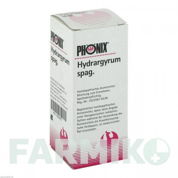 ФЕНИКС ГИДРАРГИРУМ (PHoNIX HYDRARGYRUM) смесь 50 мл - Гомеопатия PHONIX LABORATORIUM