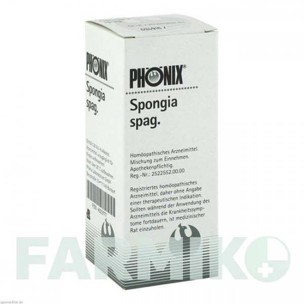 ФЕНИКС СПОНГИЯ (PHoNIX SPONGIA) смесь 100 мл - Гомеопатия PHONIX LABORATORIUM