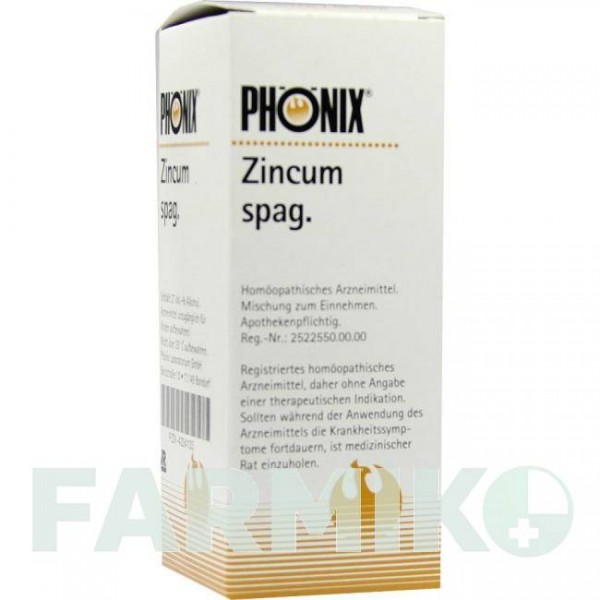 ФЕНИКС ЦИНКУМ (PHoNIX ZINCUM) смесь 100 мл - Гомеопатия PHONIX LABORATORIUM