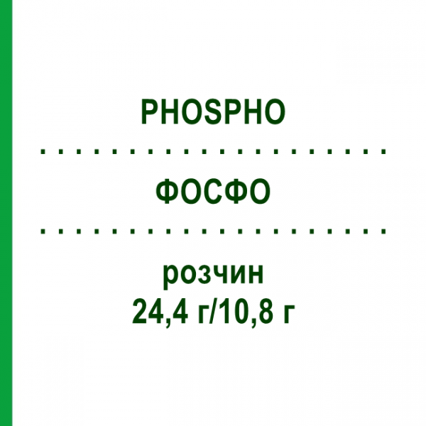 ФОСФО (PHOSPHO) 24,4 г/10,8 г розчин 100x45 мл - Мінеральні солі, Інше RECORDATI