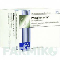 ФОСФОНОРМ (PHOSPHONORM) капсулы 200 шт - Алюминия гидроксид хлорид MEDICE PUTTER