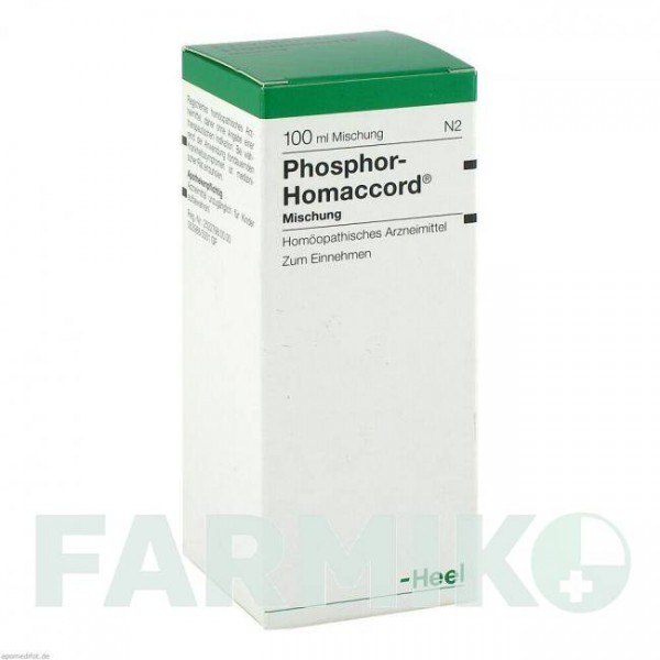 ФОСФОР ХОМАККОРД (PHOSPHOR HOMACCORD) краплі 100 мл - Гомеопатія BIOLOGISCHE HEILMITTEL HEEL