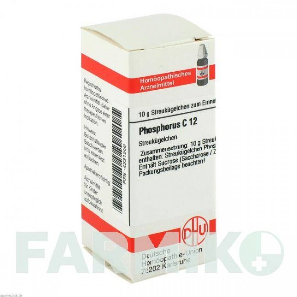 ФОСФОРУС (PHOSPHORUS) C 12 глобули 10 г - Гомеопатия DHU
