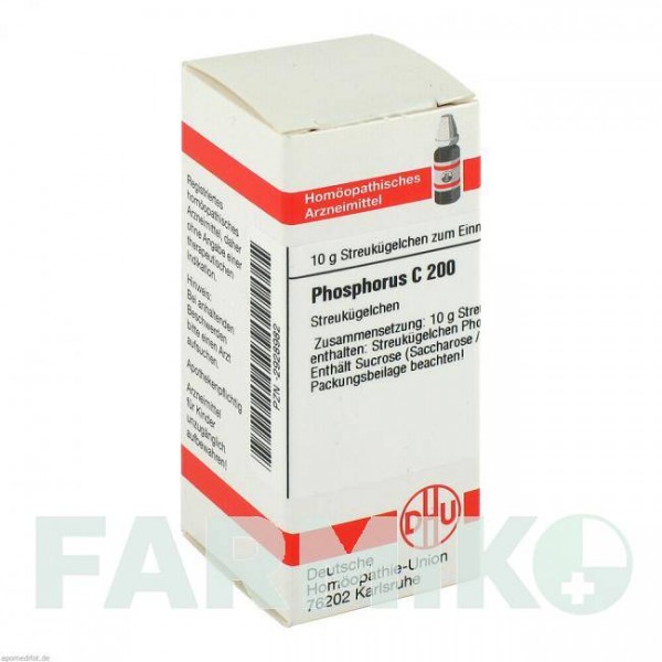 ФОСФОРУС (PHOSPHORUS) C 200 глобули 10 г - Гомеопатия DHU