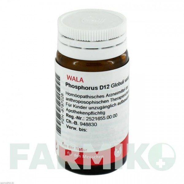 ФОСФОРУС (PHOSPHORUS) D 12 глобули 20 г - Гомеопатия WALA HEILMITTEL