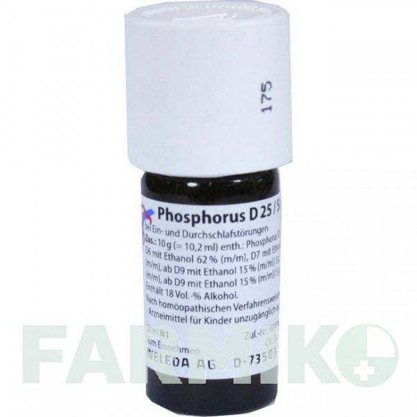 ФОСФОРУС (PHOSPHORUS) D 25 суміш 20 мл - Гомеопатія WELEDA