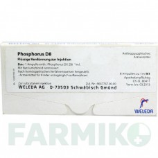 ФОСФОРУС (PHOSPHORUS) D 8 ампулы 8x1 мл - Гомеопатия WELEDA