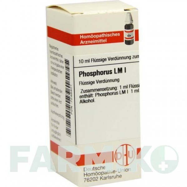 ФОСФОРУС (PHOSPHORUS) LM I розчин 10 мл - Гомеопатія DHU