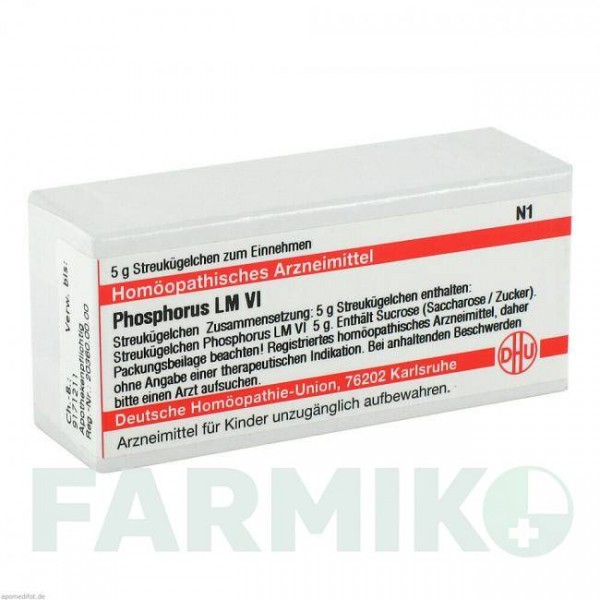 ФОСФОРУС (PHOSPHORUS) LM VI глобули 5 г - Гомеопатия DHU
