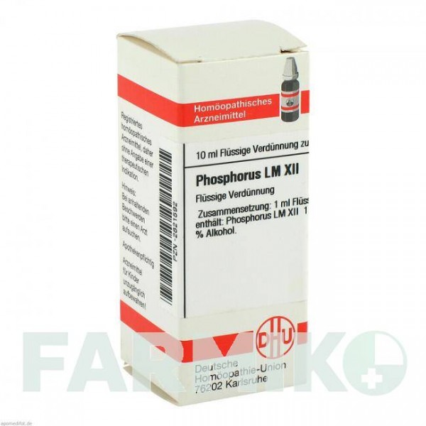ФОСФОРУС (PHOSPHORUS) LM XII раствор 10 мл - Гомеопатия DHU