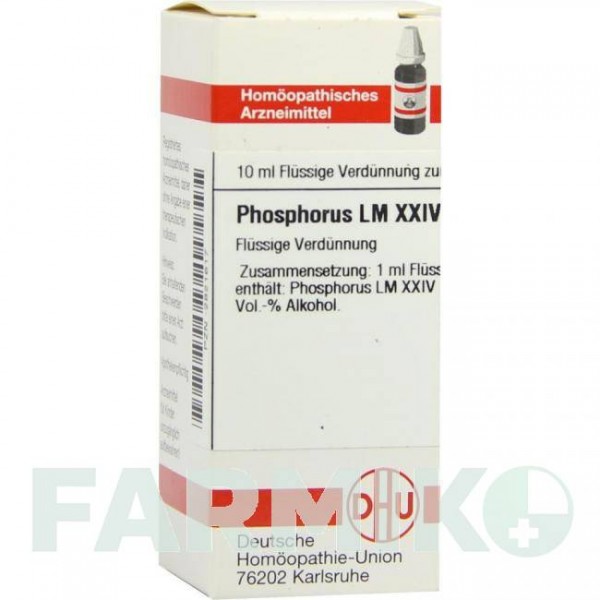 ФОСФОРУС (PHOSPHORUS) LM XXIV раствор 10 мл - Гомеопатия DHU